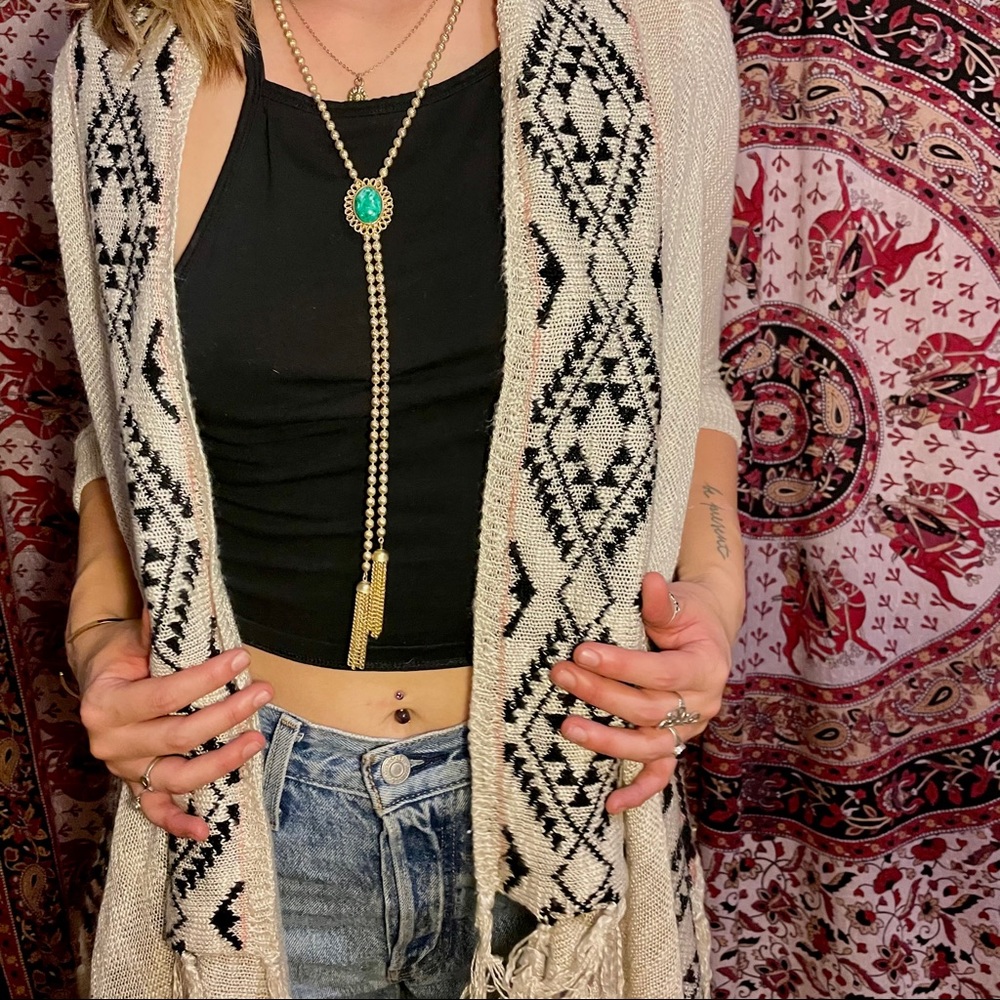 Angie Open Front Cardigan